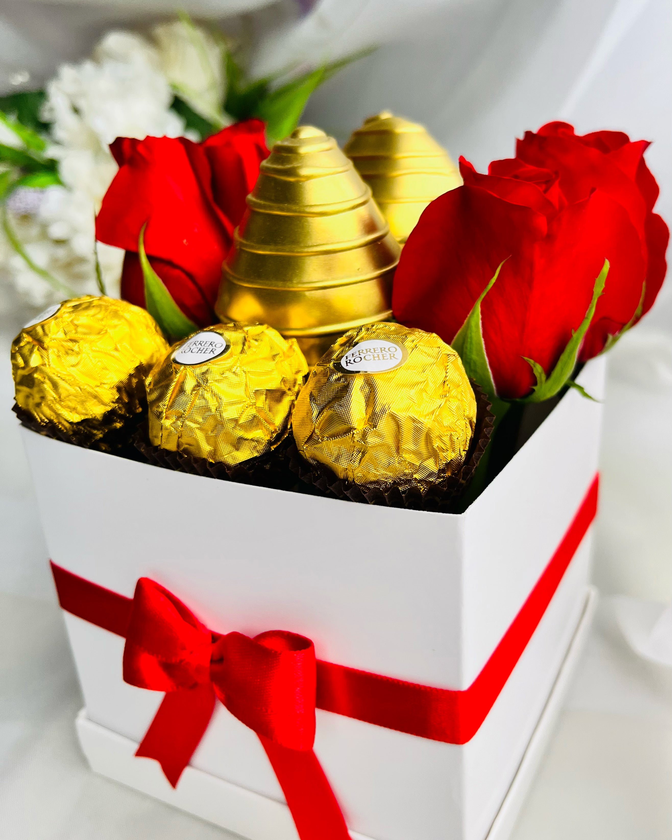 Luxe Gold & Crimson Eternity Gift Box
