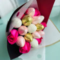 The Blush & Gold Empress Strawberry Bouquet