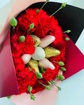 Crimson Elegance Strawberry Bouquet