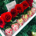 Luxe Red Rose & Strawberry Box